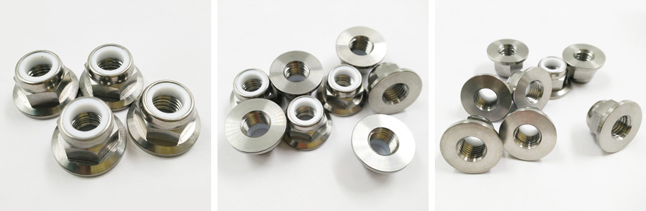 DIN 6926 Titanium Flange Nylon Lock Nuts