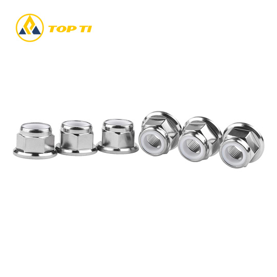 M5 M6 M8 M10 M12 Titanium Flange Nylon Lock Nut