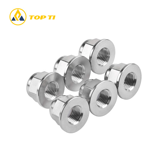 Titanium M6 M8 M10 M12 M14 Flange Nylon Lock Nut