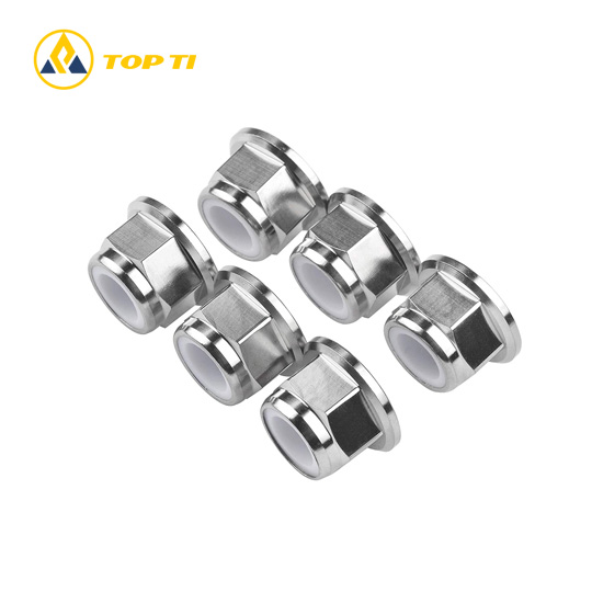 Titanium Nylock Hex Head Flange Nut
